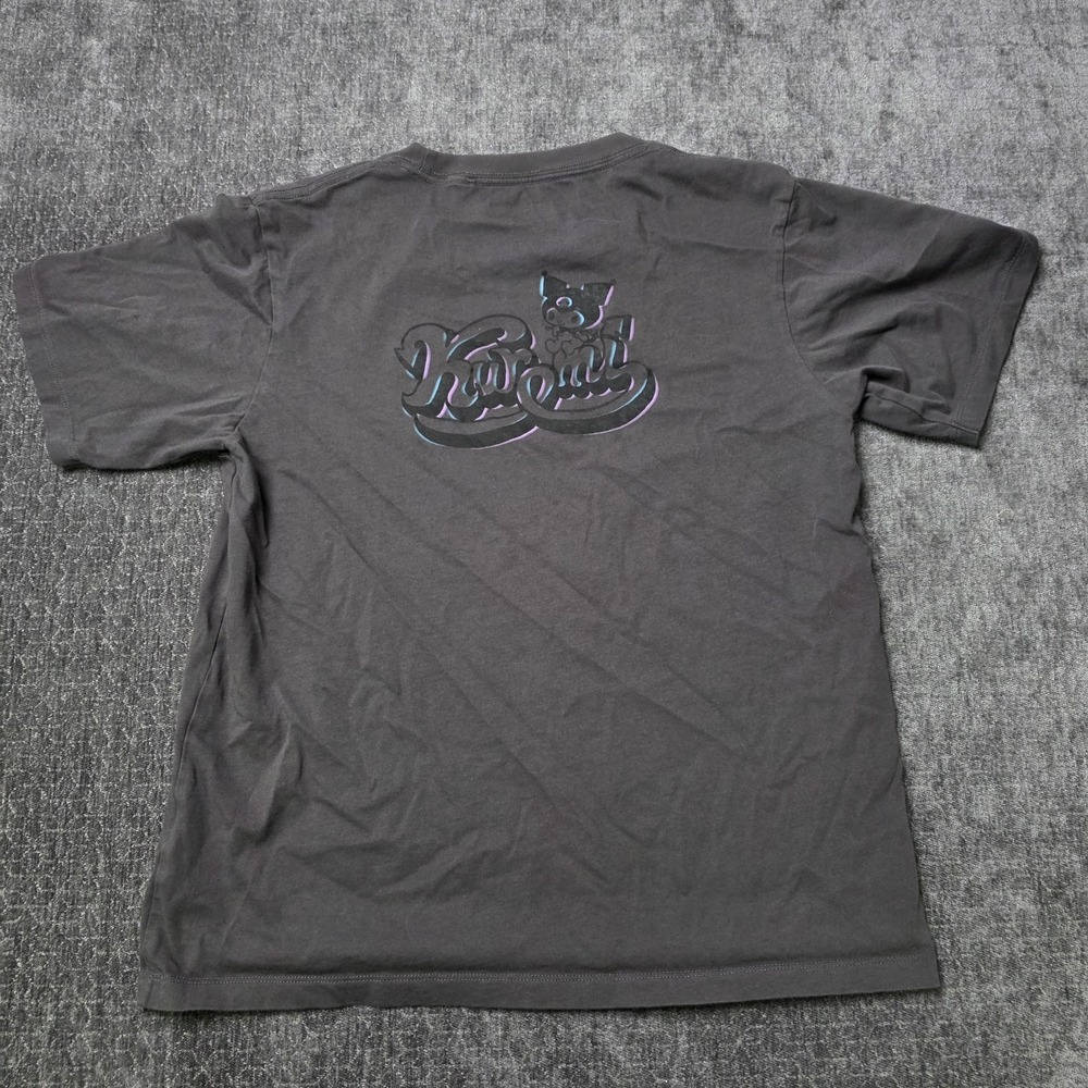 Uniqlo x Sanrio T-Shirt Womens Small Gray Kuromi Graphic Print Short Sleeve S - Picture 2 of 10